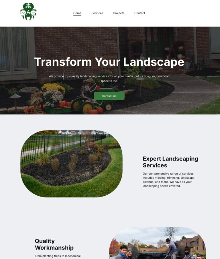 DAC Landscape landing page