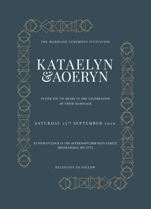 Modern Minimal Wedding Invite - Image 3