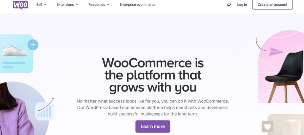 WooCommerce Landing Page