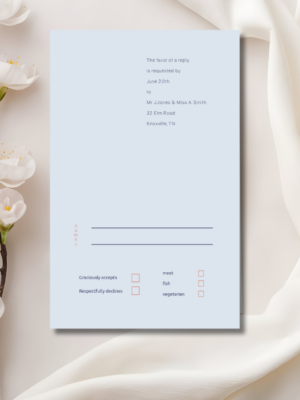 Anna Wedding RSVP mockup