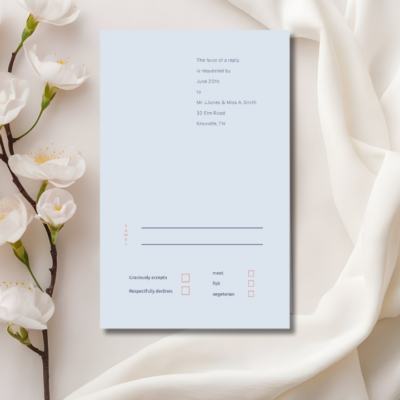 Anna Wedding RSVP mockup