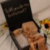Gold and Black Bridesmaid Box- Designs with Diana
