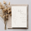 Rustic Ivory Wedding Invite Mockup Rustic Ivory Wedding Invite Mockup