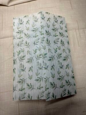 Greenery vellum wrap for 5inx7in cards