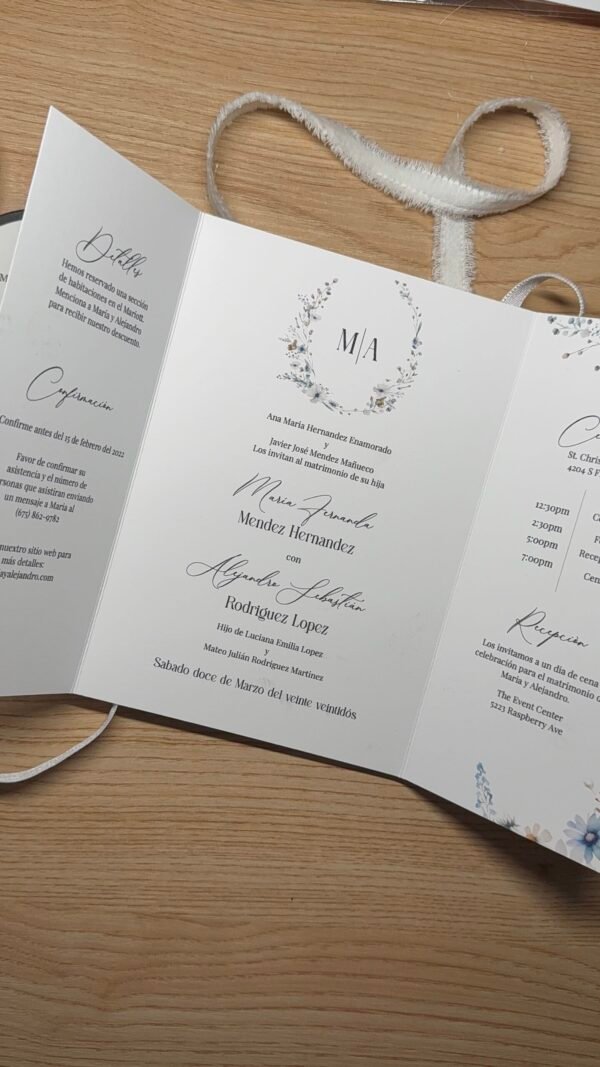 Designs with Diana- Elegant Wedding Invite