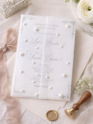 d956c593-5663-4074-8d17-69be1085ea2e Pearl Vellum Wrap for Wedding Invitations - Designs with Diana