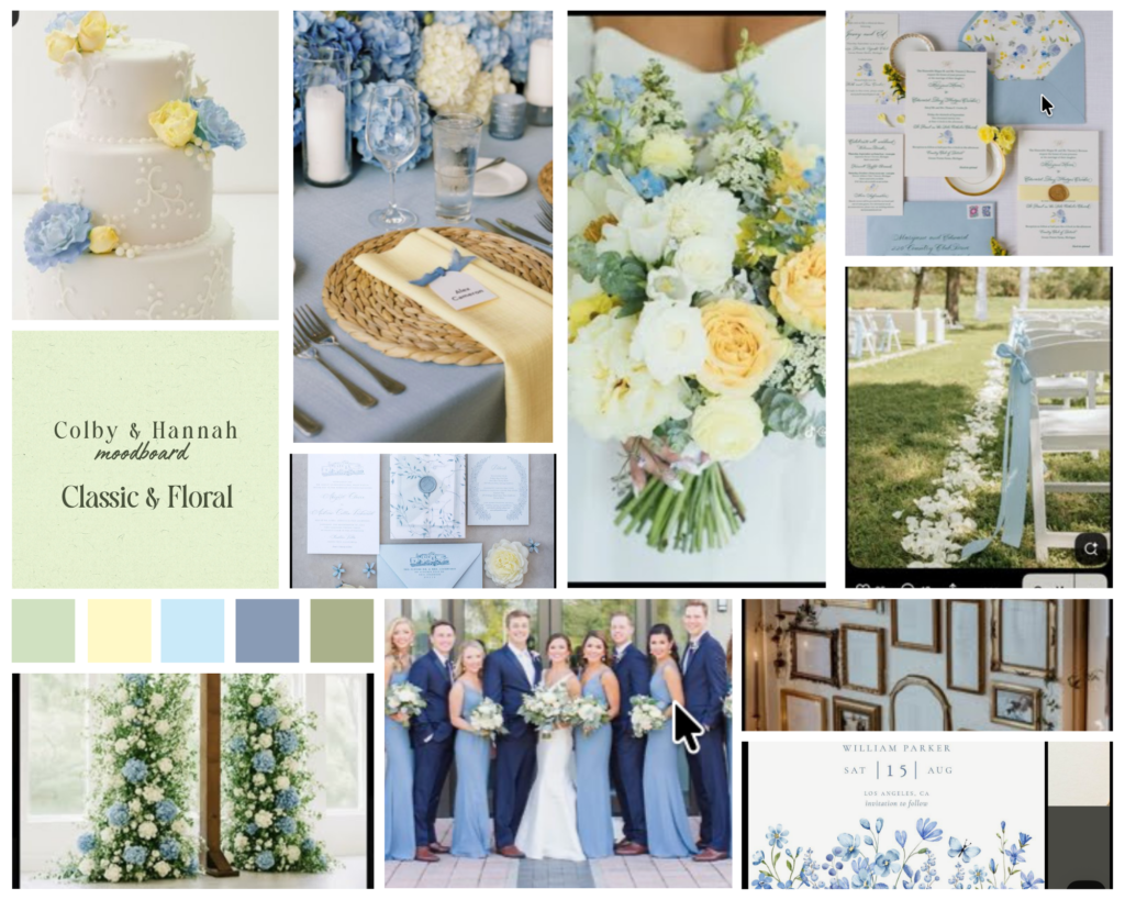 Wedding Invitation Suite Mood Board