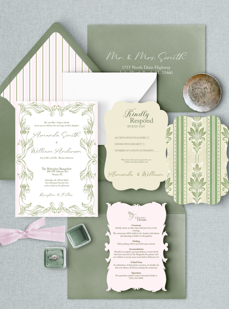 Custom Wedding Invitations West Palm Beach